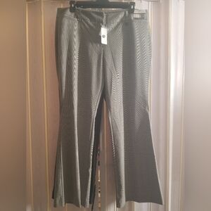 New York & Company Gray Flared Pants